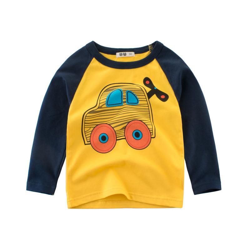 Children's Backing Shirt Long Sleeve Tee Clothes