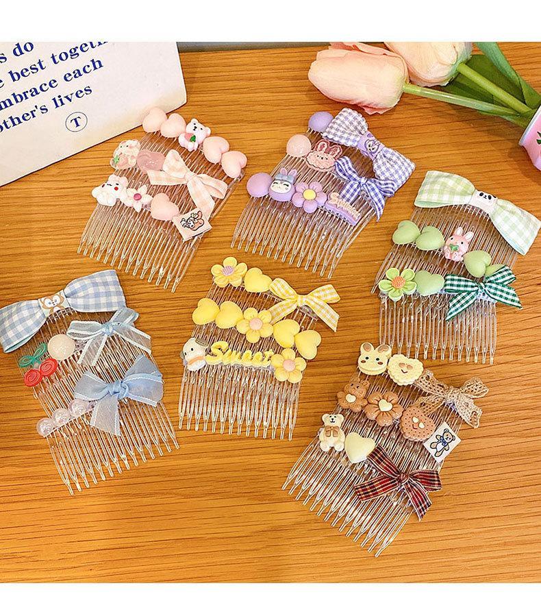 Children's Hairpin Comb Girl's Headdress 3pcs/set