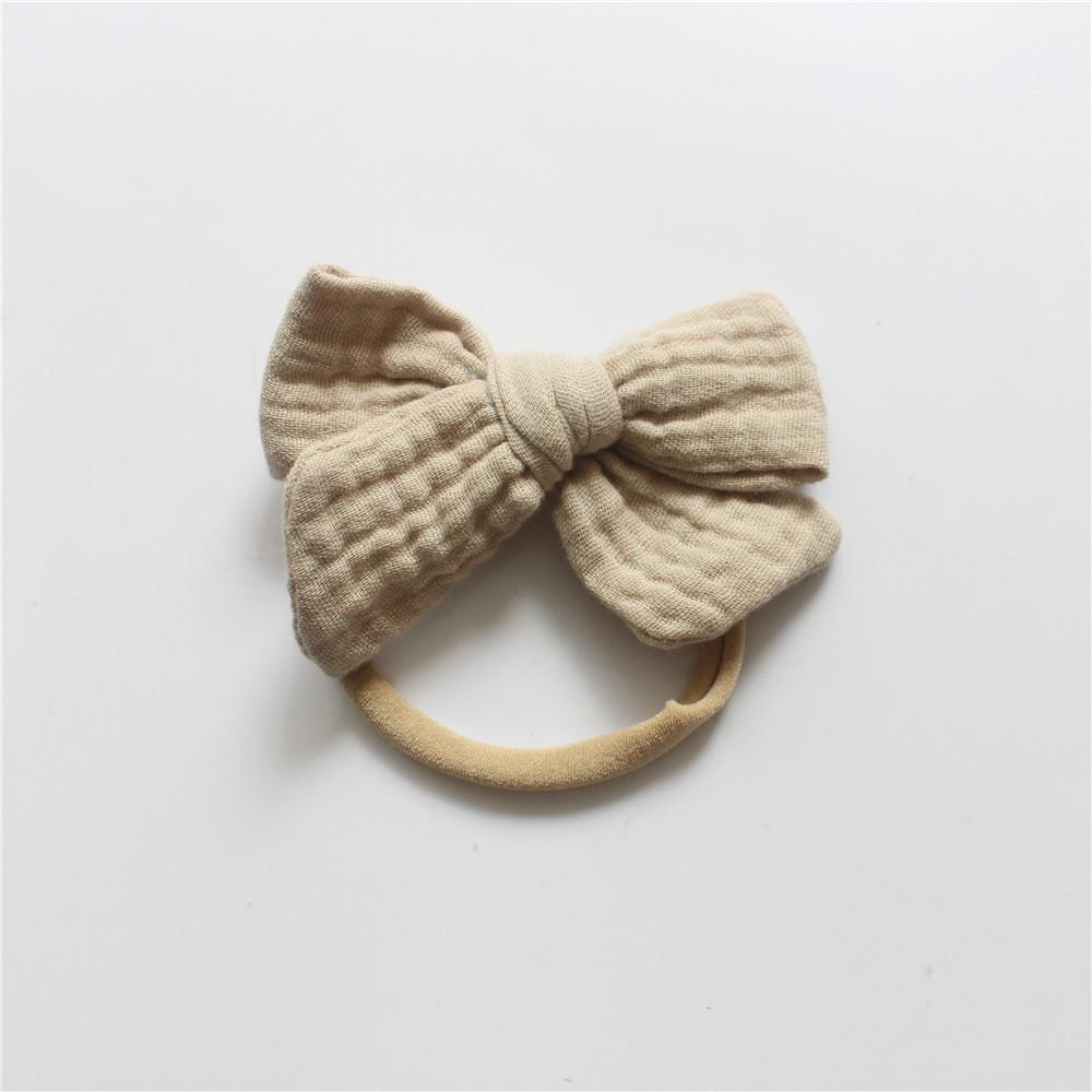 Baby Cotton Gauze Bow Hair Band Children's Hair Accessories