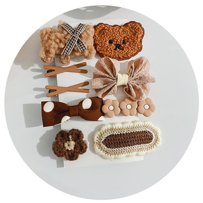 Bear Bow Children's Side Clip Hairpin