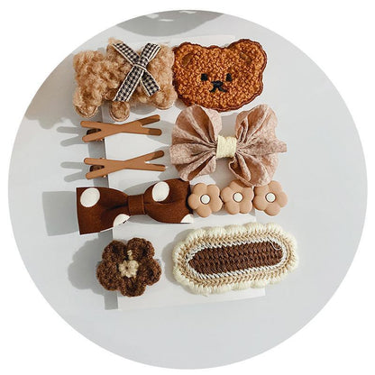 Bear Bow Children's Side Clip Hairpin