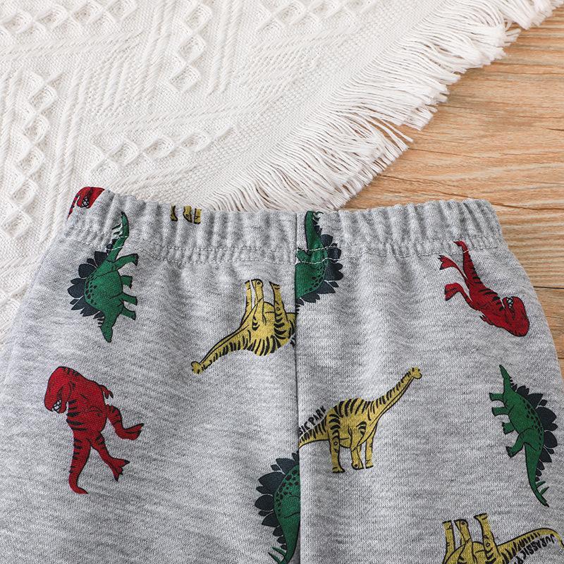Children's Spring and Autumn Long Sleeve Hat Wear Pants Set