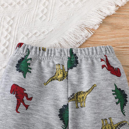 Children's Spring and Autumn Long Sleeve Hat Wear Pants Set