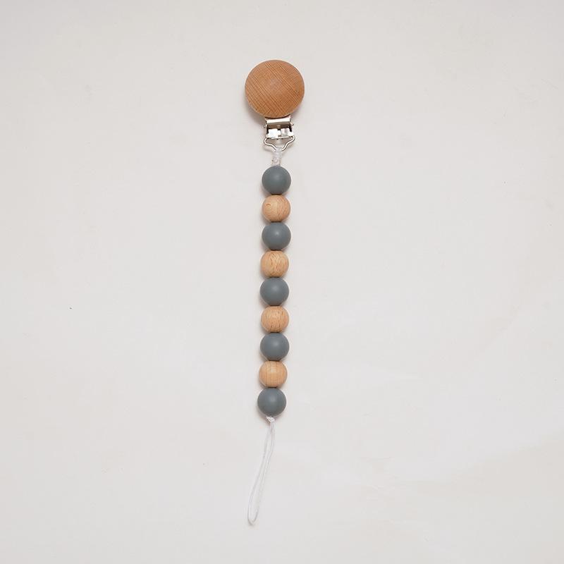 Baby Silicone Nipple Clip Anti-drop Chain Clip