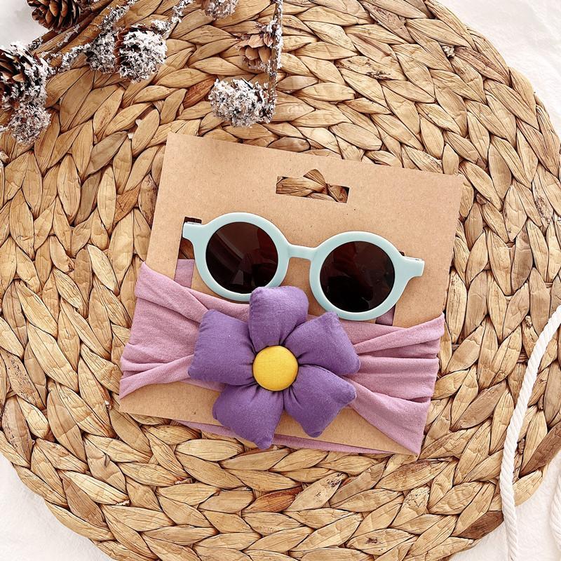 Children's Glasses Set Elastic Hair Band