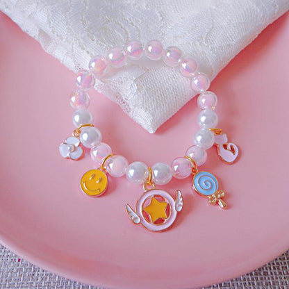 Children's Pearl Bracelet Cute Cartoon Bracelet Accessories