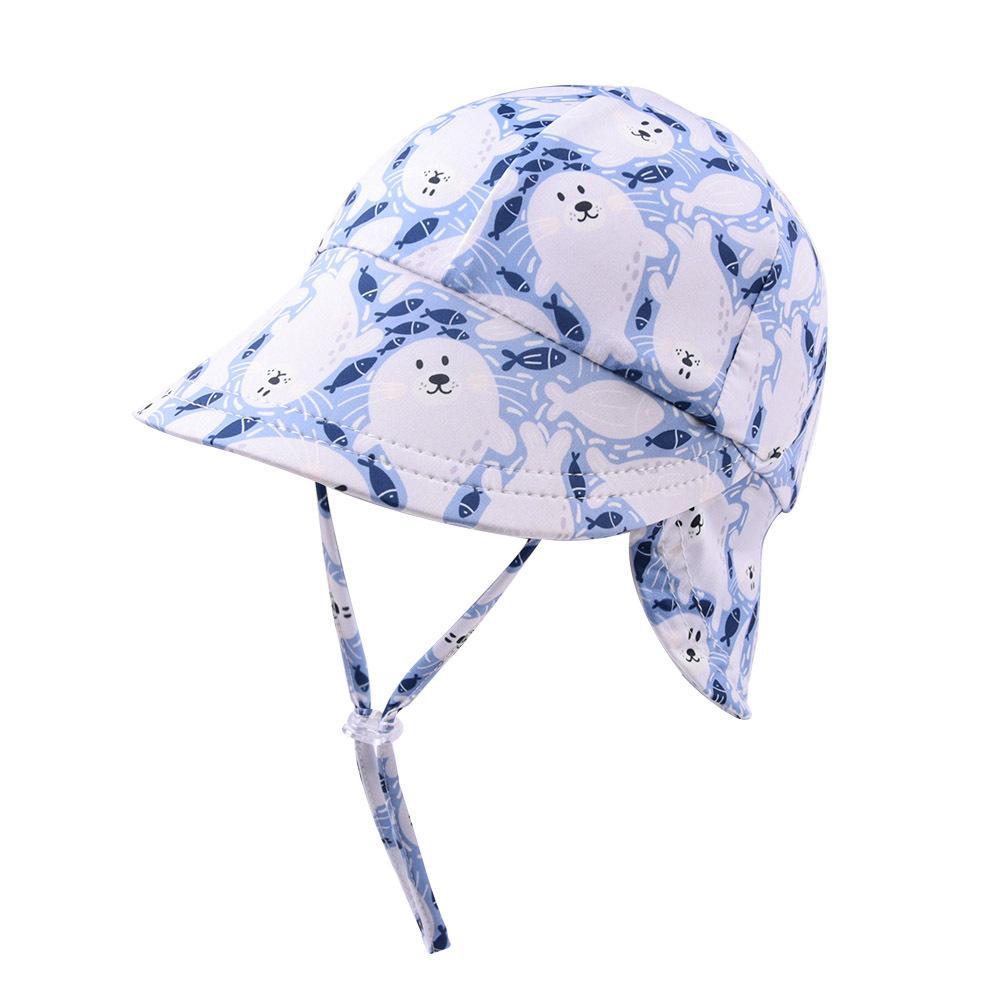 Children's Printed Sun Hat Baby Big Brimmed Sunscreen Hat