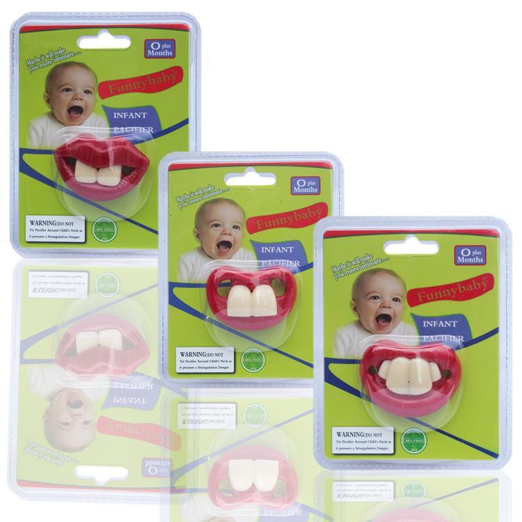 Funny Teeth Baby Silicone Nipple Funny Buck Tooth Pacifier