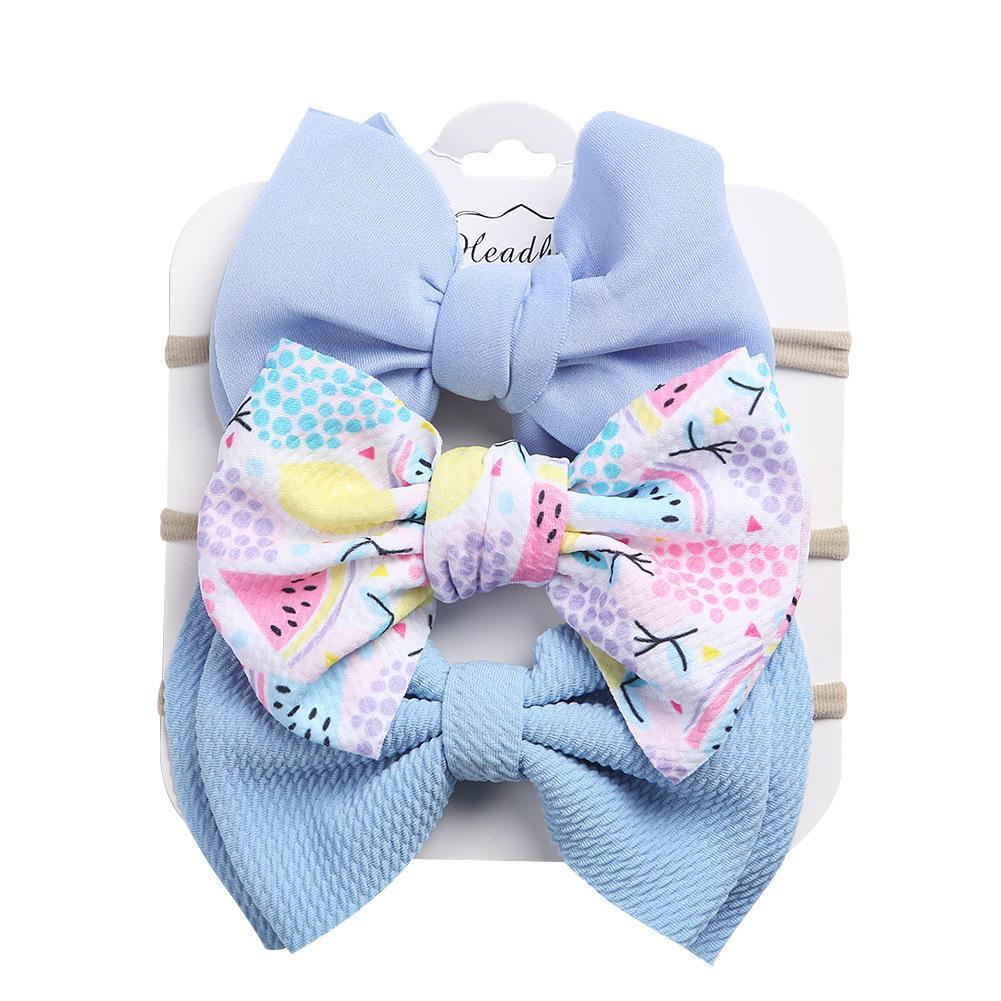 Children's Headdress Bow Hair Tie 3pcs/Set