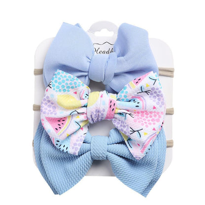 Children's Headdress Bow Hair Tie 3pcs/Set