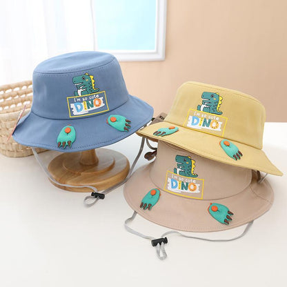 Children's Dinosaur Foot Sunshade Mesh Hat