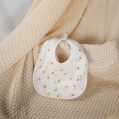 Baby Unisex Rainbow Love heart Polka dots Print Baby Bibs