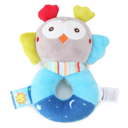 Baby Puppy Ring Bell Round Hand Plush Toy
