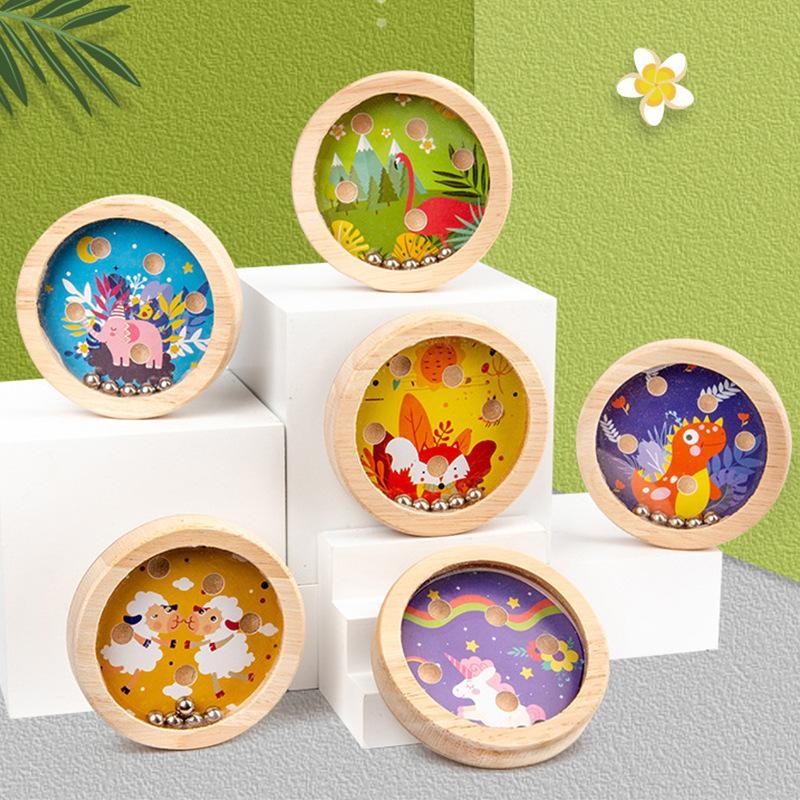Children's Pearl Walking Educational Early Education Wooden Toys