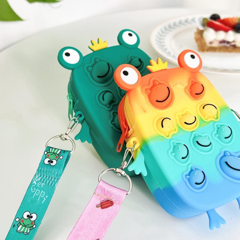 Kid's Coin Purse Press Fingertip Toy