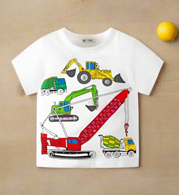 Children's Short Sleeved T-Shirt Cotton Top