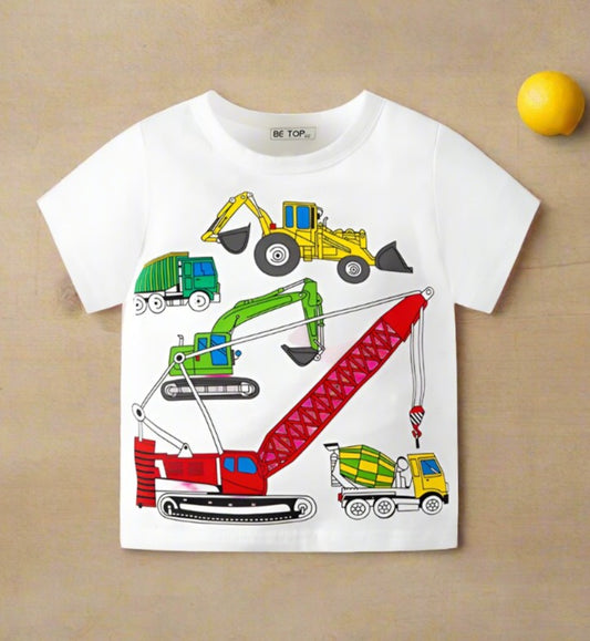 Children's Short Sleeved T-Shirt Cotton Top