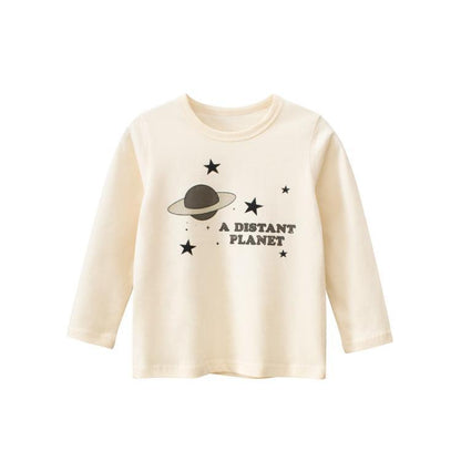 Children's Long Sleeve T-shirt Dress Backing Shirt