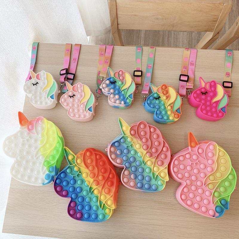 Children's Decompression Toy Bag Silicone Coin Purse