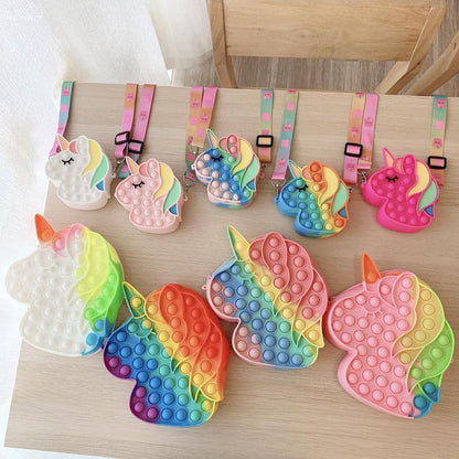 Children's Decompression Toy Bag Silicone Coin Purse