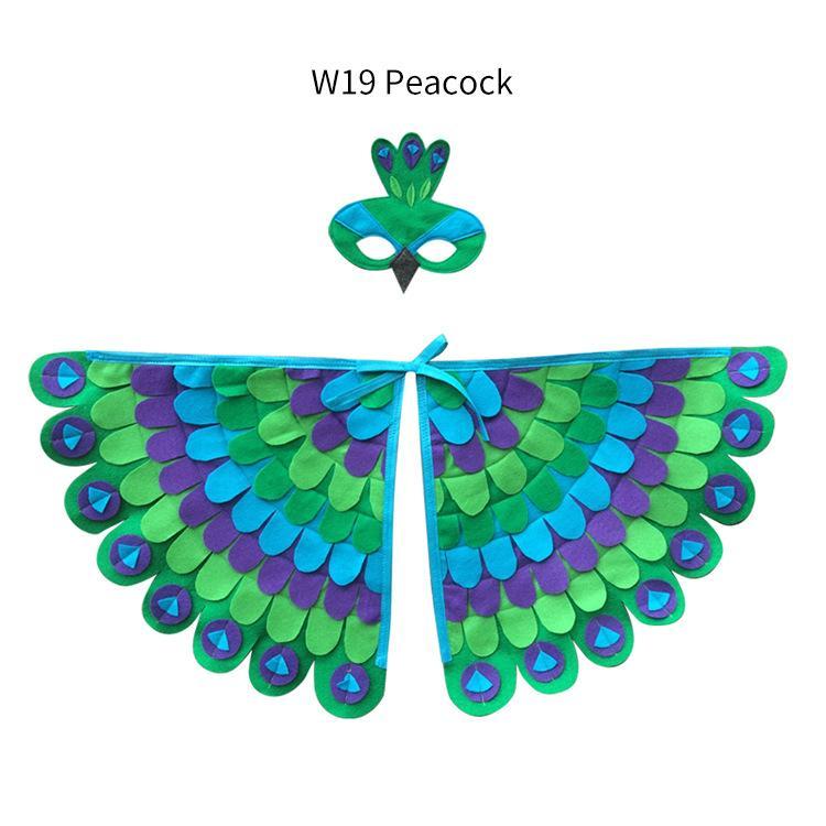 Felt Wings Evil Children Dress Up Wings for Halloween