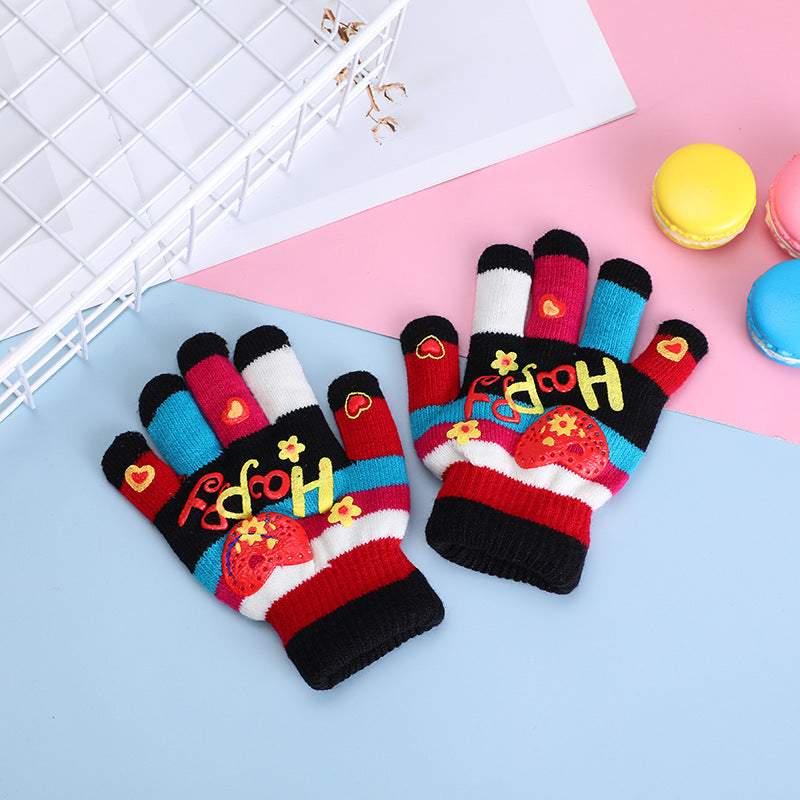 Children's Gloves Thickened Warm Gloves