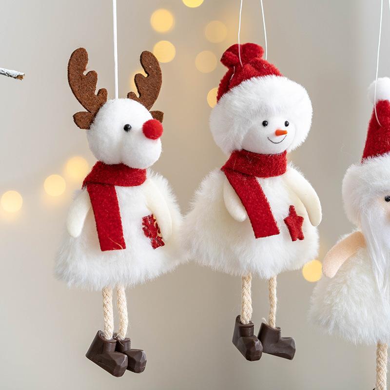 Plush Doll Fabric Christmas Tree Decoration Ornaments