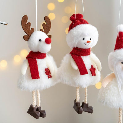 Plush Doll Fabric Christmas Tree Decoration Ornaments