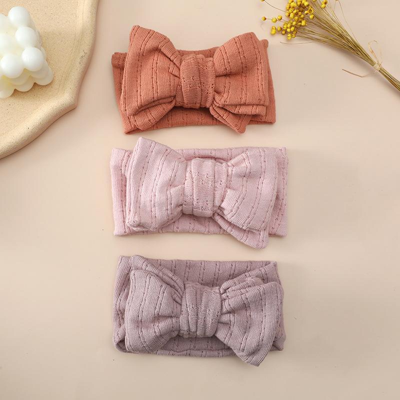 Children's DIY Double Bow Knit Headband