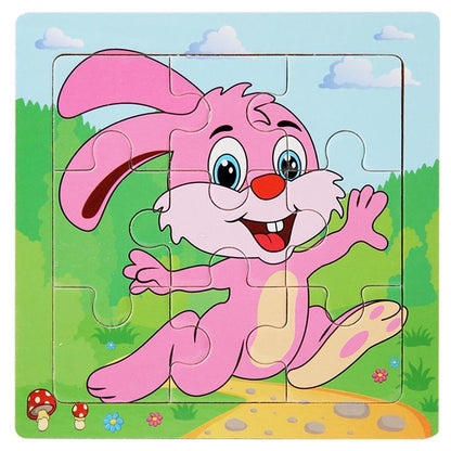 Small Wooden Jigsaw Puzzle for Children