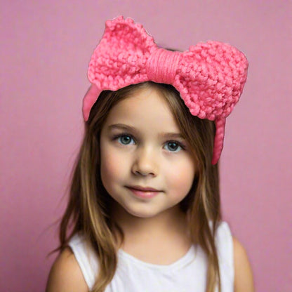 Kids Knitted Bow Hair Tape