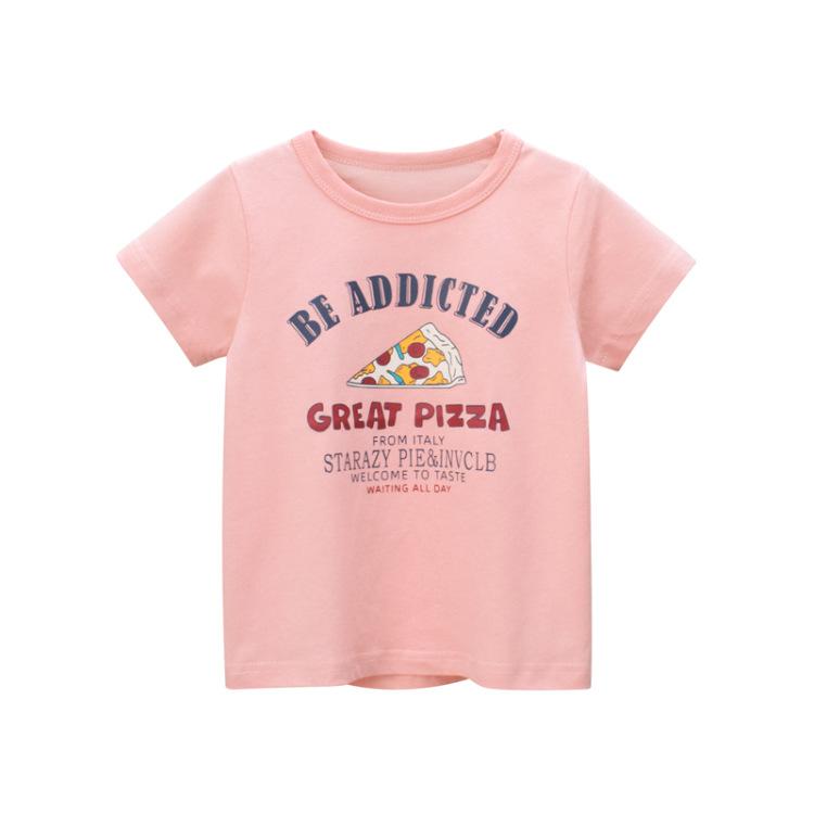 Girls cute top children's short sleeved T-shirt