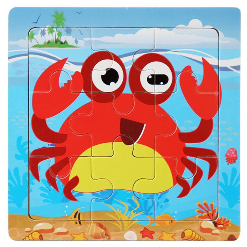 Small Wooden Jigsaw Puzzle for Children