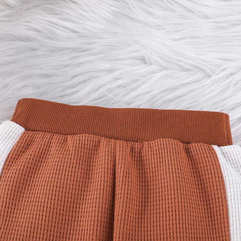 Baby Long Sleeve Sweater Pullover Trousers Two-piece Set