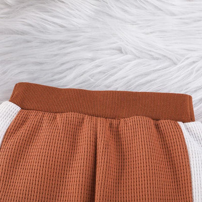 Baby Long Sleeve Sweater Pullover Trousers Two-piece Set