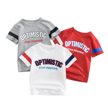 Children's short sleeved T-shirt