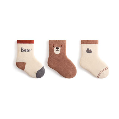 Newborn Baby Socks Padded Terry Warm Cotton Socks