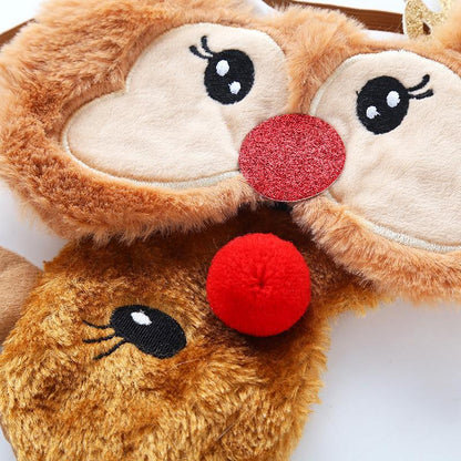 Cute Fawn Plush Sleep Mask