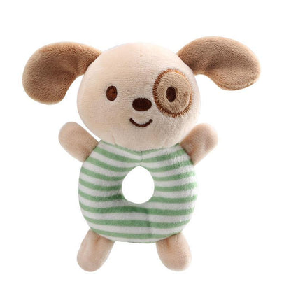 Baby Round Hand-cranked O-shaped Rattle Hand-scratched Doll