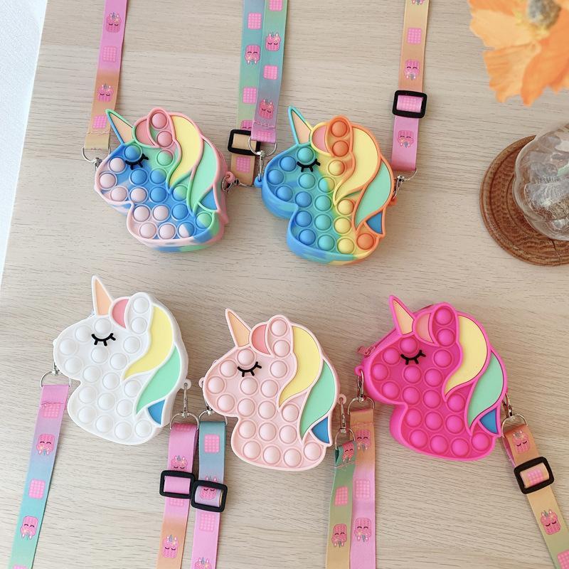 Children's Decompression Toy Bag Silicone Coin Purse