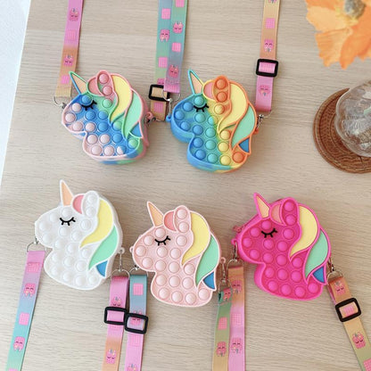 Children's Decompression Toy Bag Silicone Coin Purse