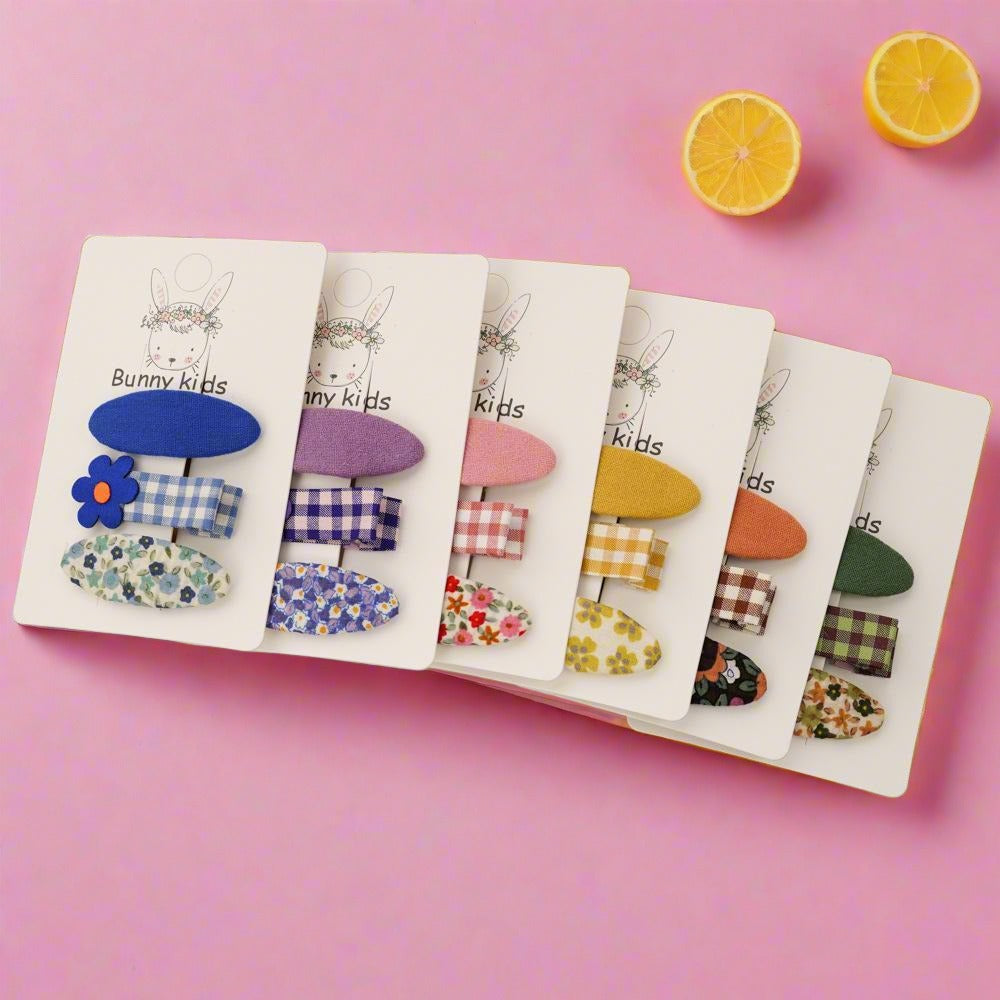 Children's Fabric Floret Hair Accessories Hairpin