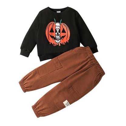 Long Sleeve Crewneck Jacket Pants Set
