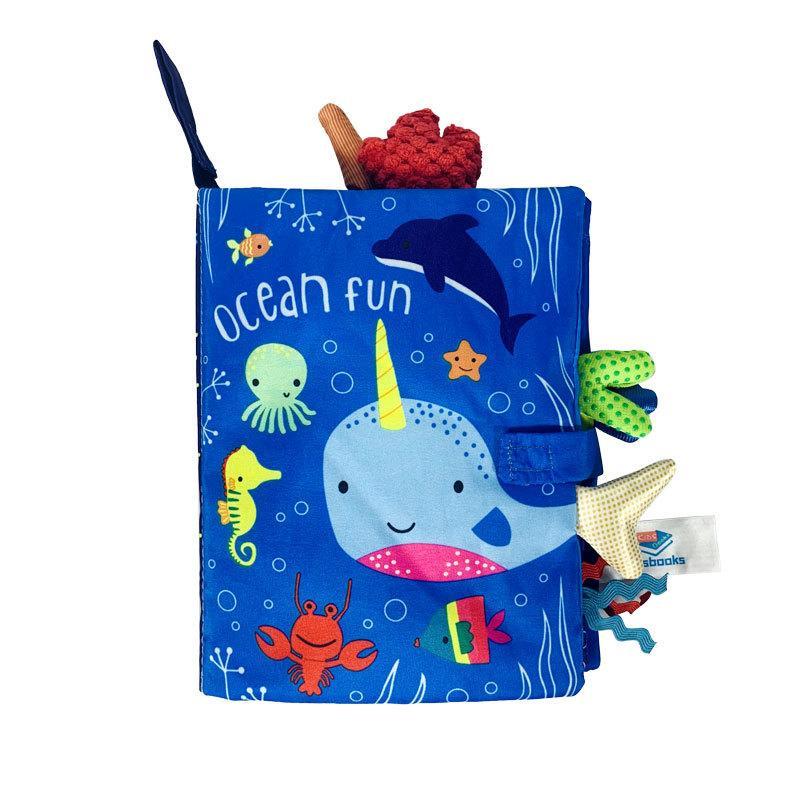 Baby Cloth Book, Stereoscopic Tail Can't Tear Books Toys