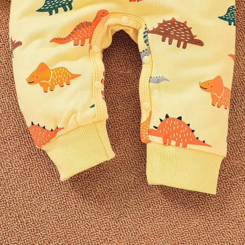 Baby Cartoon Hooded Jumpsuit