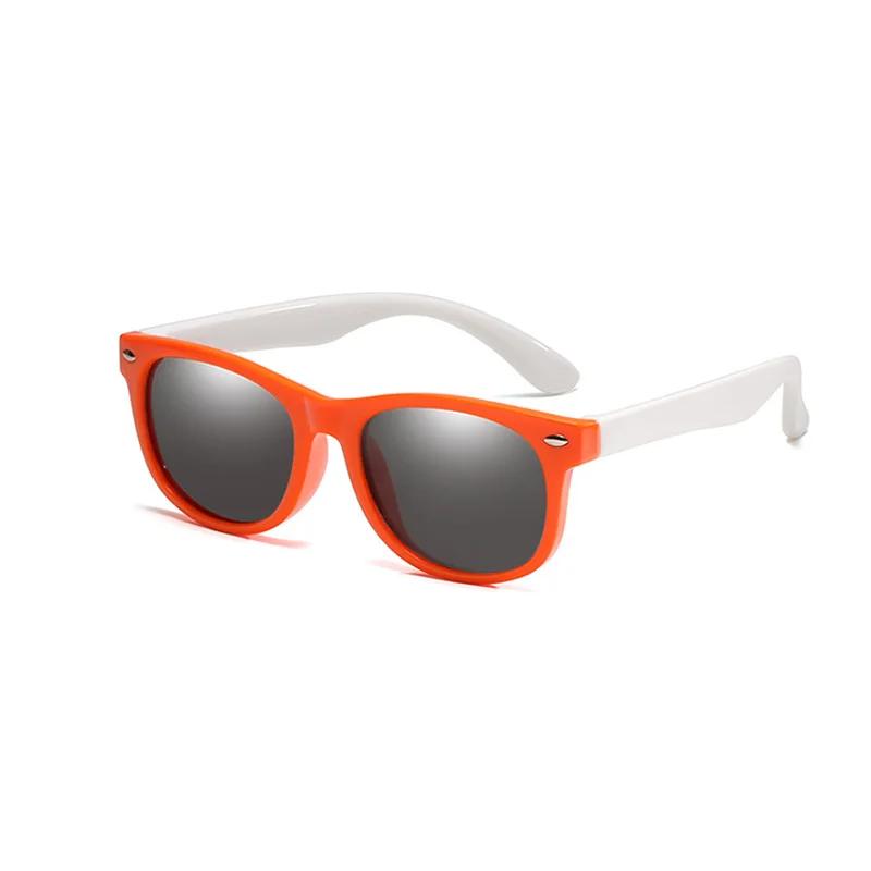 Polarized Kids Sunglasses TR90 Silicone Gel Frame