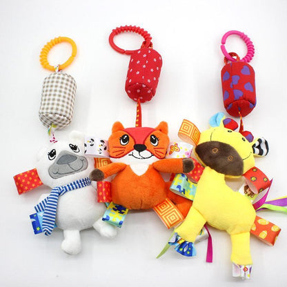 Baby Wind Chime Animal Cart Pendant Plush Toy