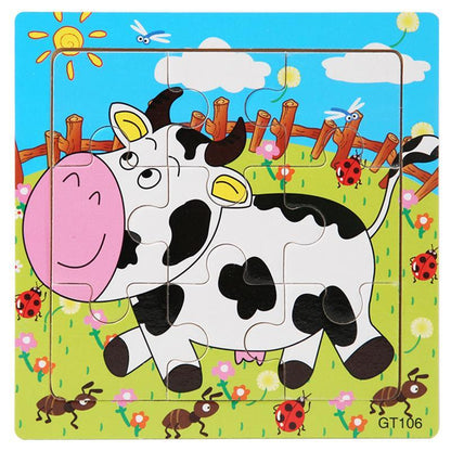 Small Wooden Jigsaw Puzzle for Children