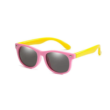 Polarized Kids Sunglasses TR90 Silicone Gel Frame