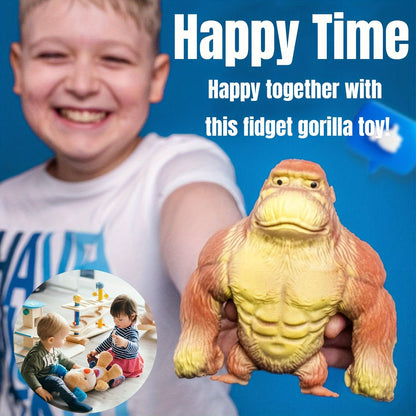 Stretchy Glue-Sand Filled Rubber Gorilla Soft Doll Toy